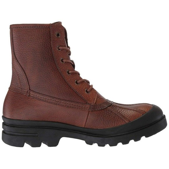 POLO RALPH LAUREN Udel Men\'s Size 7.5 Brown Leather Boots NEW main image 4